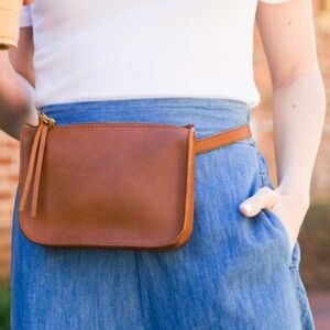 Madwell Brown leather Belt Bag